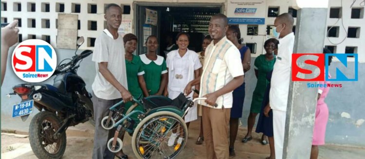 Assembly member donates to Physically challenge Pupil