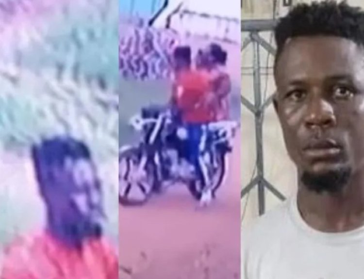Two Guys on A Motorbike who Robbed A Woman in Broad Daylight Pops Up And Arrested
