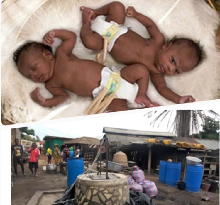 20-year-old Ghanaian woman throws 3-month-old twin baby boys into a well