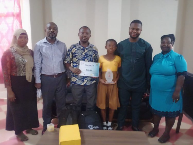 Best ICT Female Student Calls on District Chief Executive Officer of Asunafo South.