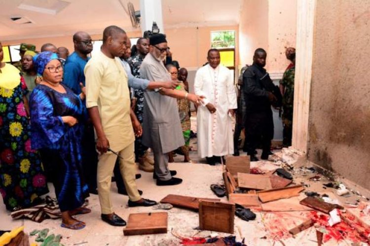 Nigeria has confirmed that 40 people were killed in a church attack.
