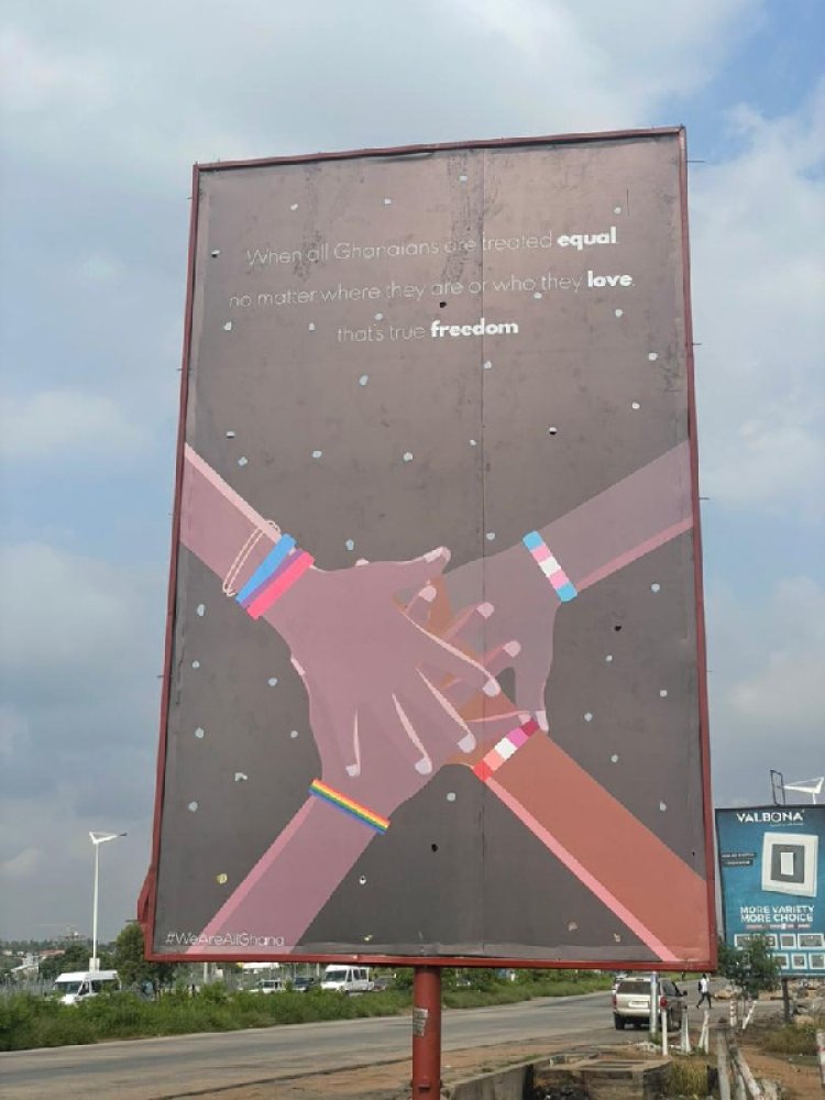 Alliance For Truth, Justice and Accountability  Ghana Raises Red Flag  Over Pro LGBTQ+Billboard Mounted In Accra