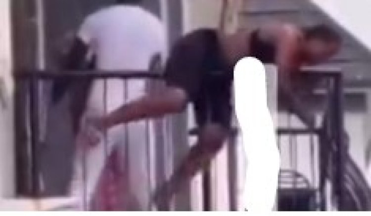 Lady Jumped A High Building After Been Caught With A Married Man
