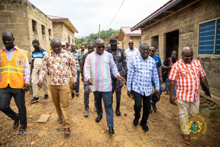 Lands Minister Reaffirms  Government Commitment To Start Reconstruction Of Appiatse Community