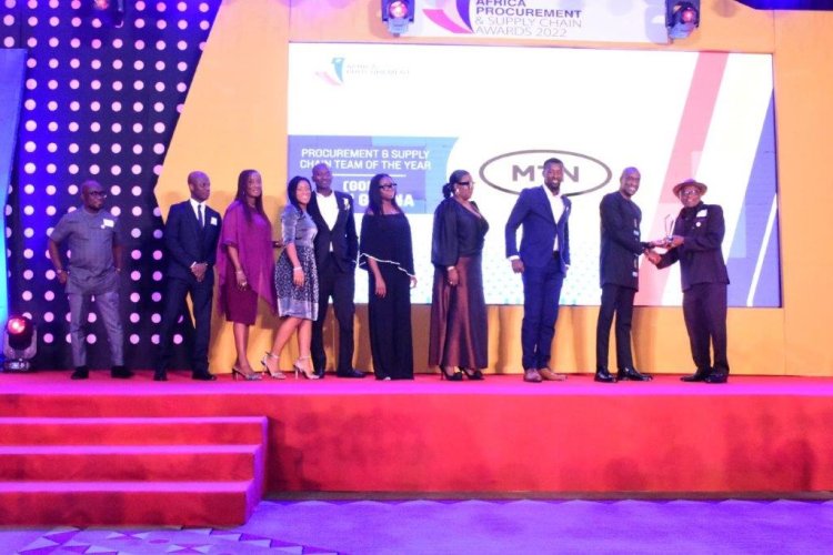 MTN Ghana has been inducted into  the Africa Procurement and Supply  Chain Hall of Fame, Wins Six More Awards