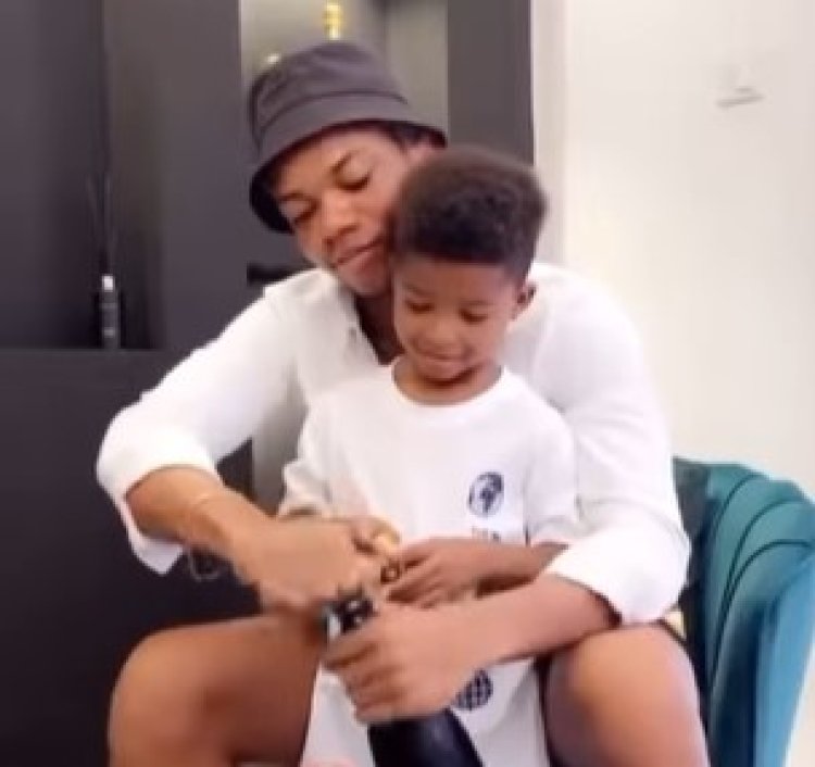 Kidi And Son Share Amazing Moment Together