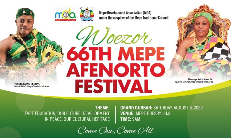 66th Mepe Annual Afenorto Festival Slated For August 6 -As Police, DCE Warn Trouble Makers