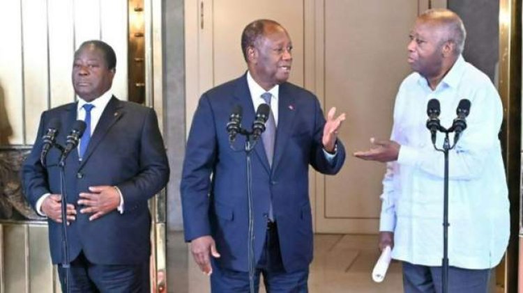 Ivorian president meets ex-leaders for unity talks