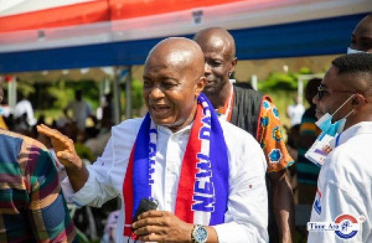 NPP delegates conference:  Stephen Ntim  Shames His Critics! -As He finally Elected As NPP Chairman After 5 Attempts