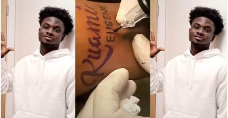Ghanaians Roast Fan Tattooing Kuami Eugene's Name On His Hands