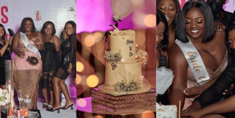 More Videos From Tracy Boakye's Bridal Shower Pops UP