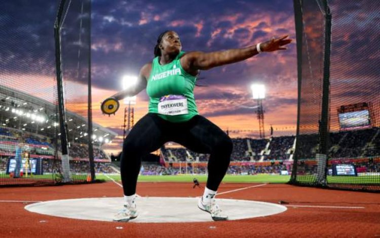 Nigeria's Chioma Onyekwere wins gold in discus