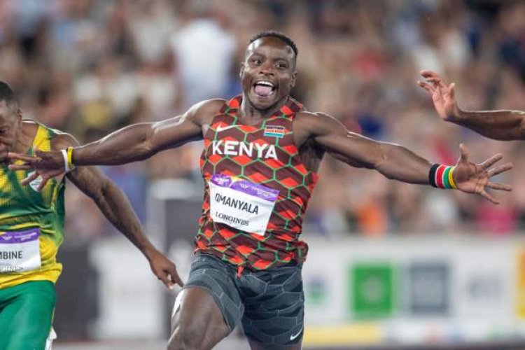 Kenya's Omanyala wins Commonwealth men's 100m gold