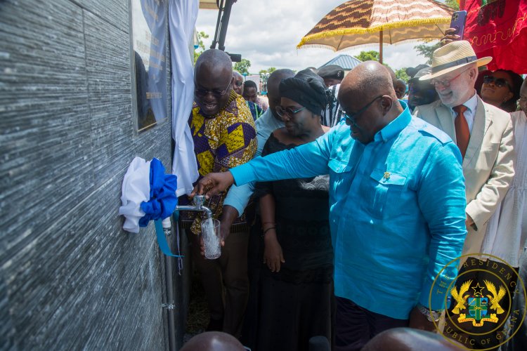 Akufo-Addo Commissions €37.6 million Upper East  Region Water Supply Project