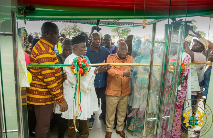 President Akufo-Addo Commissions North East Administration Block
