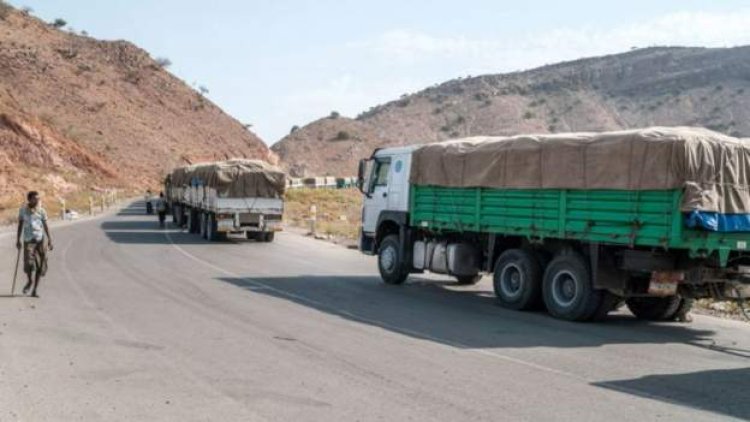 Air strike debris hit aid lorry in Tigray - WFP