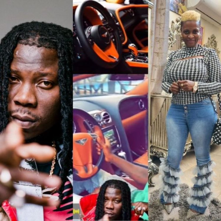 Stonebwoy's New Bentley Is Supposed To Be A "Laborrow" After Allegations That He Rents Automobiles For Branding