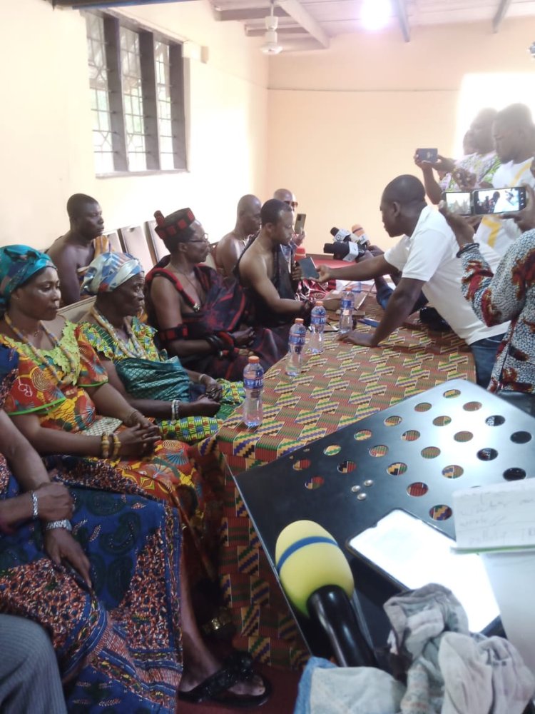 Stay Away From  Gomoa Fetteh Chieftaincy And  Land Issues Now! ---Elders Warn Paramount of Gomoa Akyempim