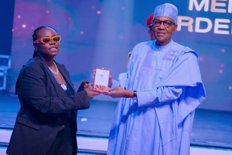 Teni Speaks On Receiving National Honor From President Buhari