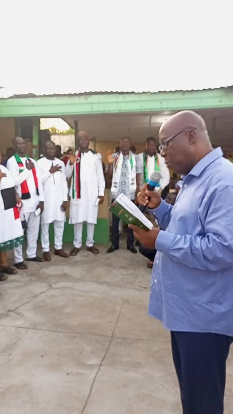 Work Hard To Bring NDC To Power 2024 -Chairman Ade Coker Urges Newly Sworn-In NDC Constituency Officers In Accra