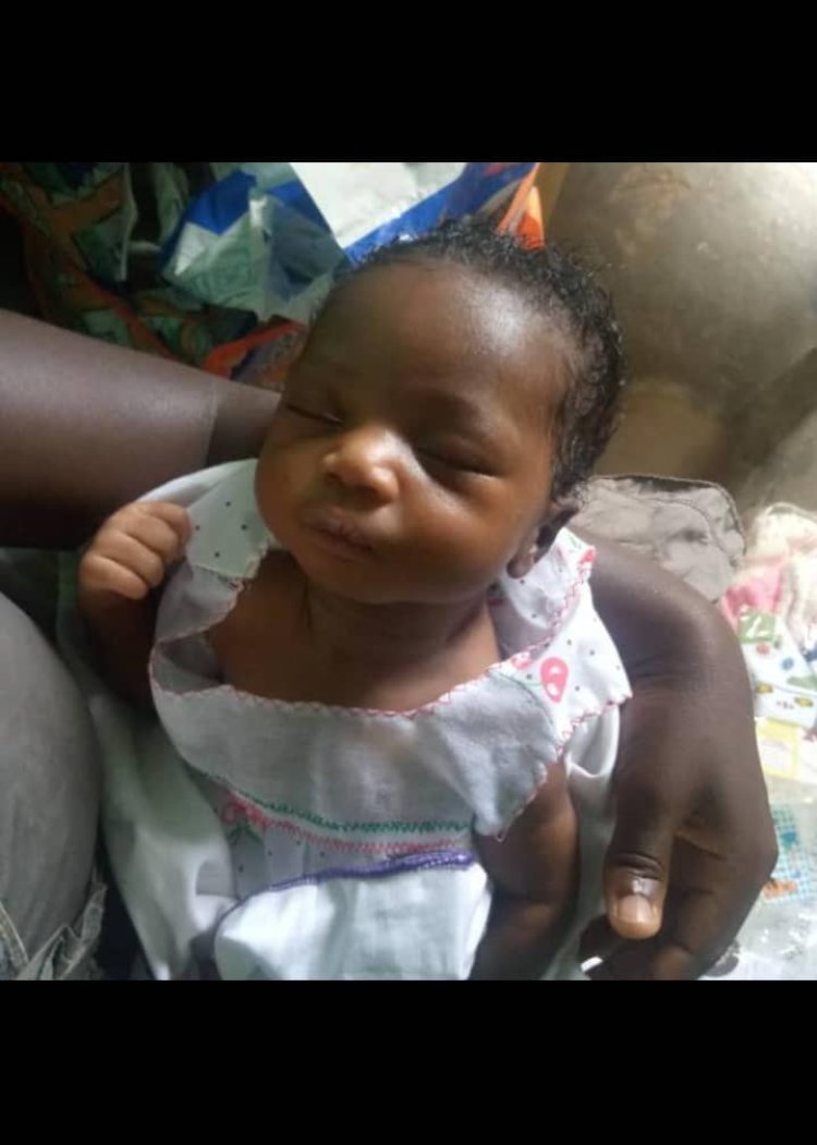 Face Of Baby Who Was Declared Missing At Abura Dunkwa District Hospital