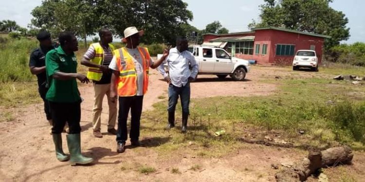 Wenchi MCE inspects Branam State farms