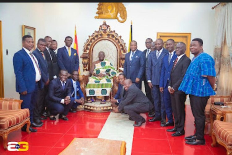 Presbytery of Assemblies Of God Ghana Delegation  Pays Courtesy Call On Otumfuor Osei Tutu II