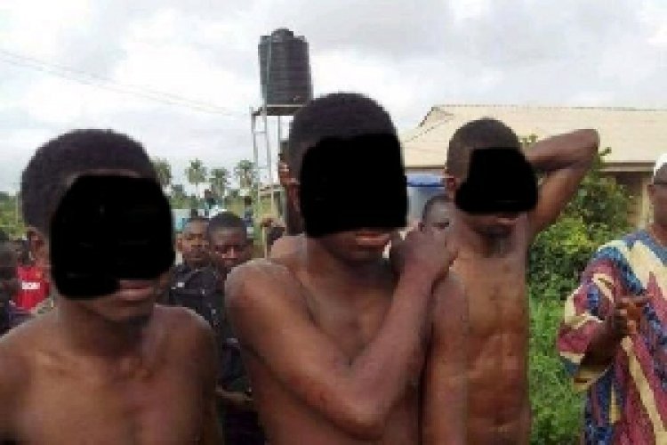 Three Secondary school students, were arrested for raping their classmate