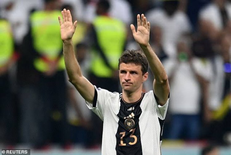 2022 World Cup: Muller Reacts As Germany Crash Out Of Tournament