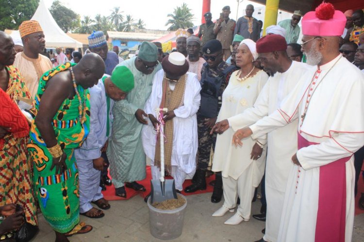 National Chief Imam Performs Sod-cutting  For The Construction Of Technical University In Axim
