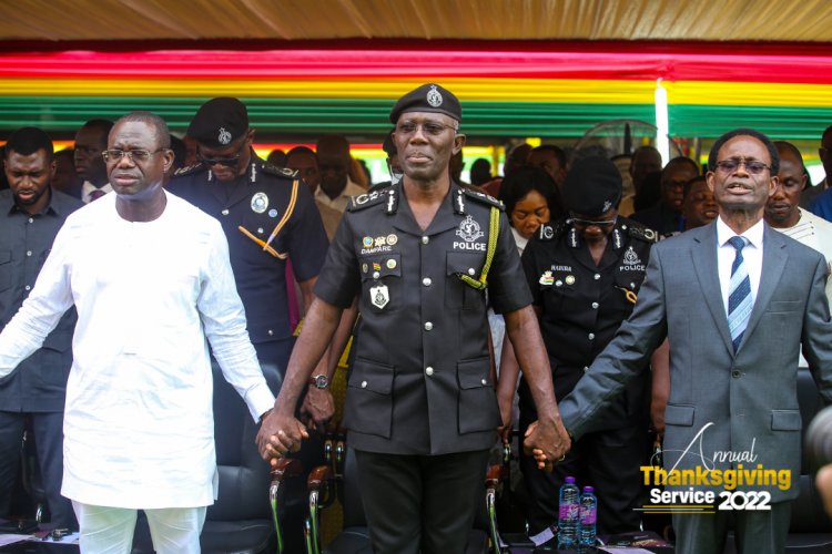 Look Beyond Challenges And Stay Focused- IGP Tells JOSPONG Group Chairman