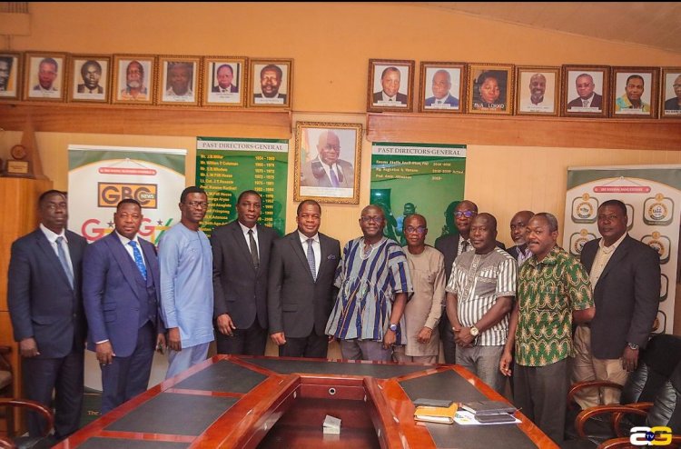 Leadership of the Assemblies Of God Church Pays Courtesy Call On Management Of GBC