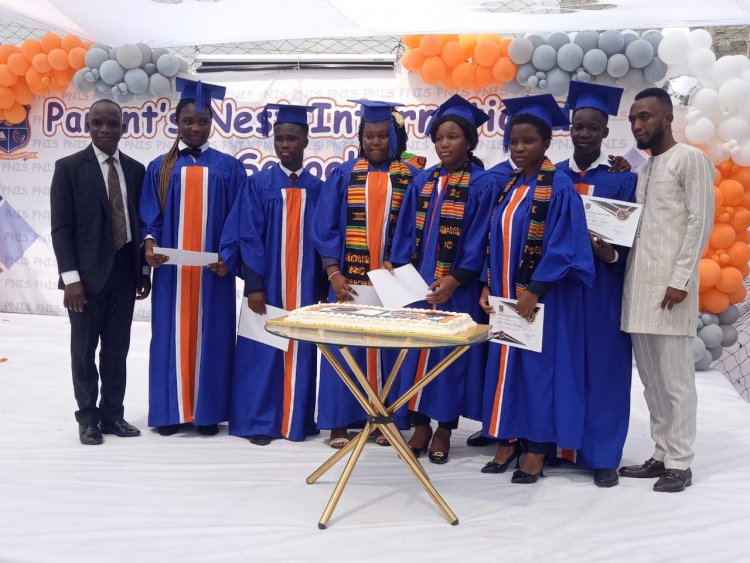 Parent's Nest  International  School Holds Maiden  Graduation