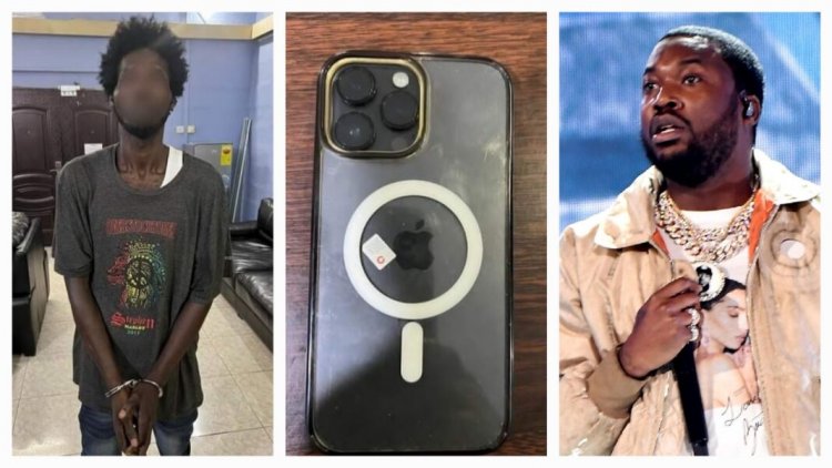 Theft of Meek Mill's phone; initial court appearance of the suspect