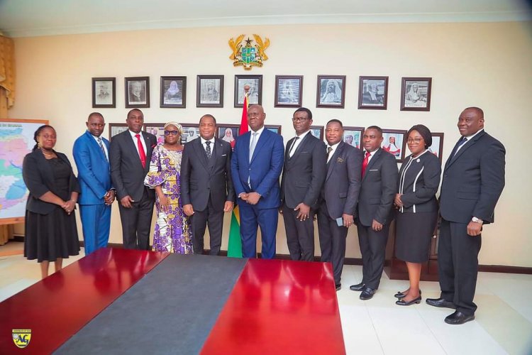 Chief Justice Hosts Delegation Of General Superintendent of Assemblies of God, Ghana 
