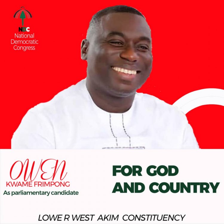 Meet Owen Kwame Frimpong,The Man Tipped To Win NDC Parliamentary Primary For Lower West Akim Constituency