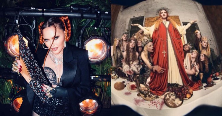 Madonna recreates Jesus’ ‘Last Supper’ for Vanity Fair’s Icon Issue