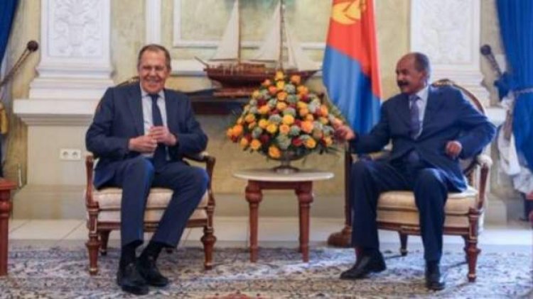 Eritrean leader discusses Ukraine war with Lavrov