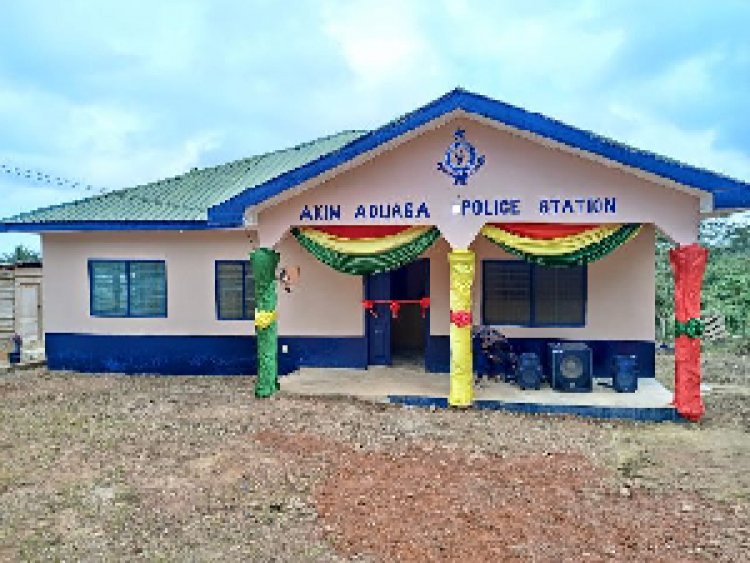 DCE Appeals To IGP To Post More Police Officers To Birim South District -As Akyem Swedru MP Commissions New Police Station For Akyem Aduasa