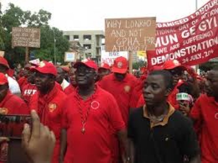 Ghana Gas Staff protest against Genser deal