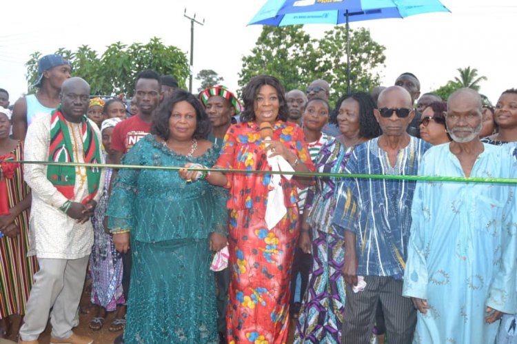 Queenstar Maame Pokuah Sawyerr Commissions 28th Community Centre She Builds For People In Agona East