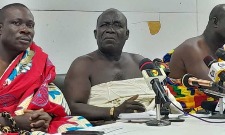 Leave Okoben Mining Company  Limited Alone! ---Tufuhene of Gwira Assuawuah Descends On Awulae Angama Tu-Agyan II & Other Chiefs