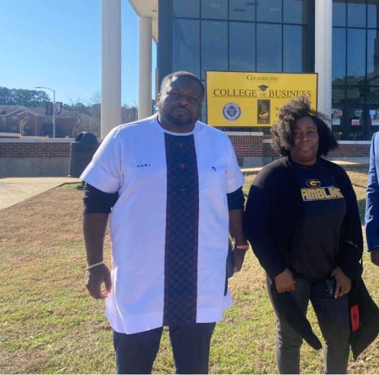 Kwahu Nkwatia Nkosuohene Storms  Texas Grambling State University In Louisiana To Seek Scholarships For Brilliant And Needy Students