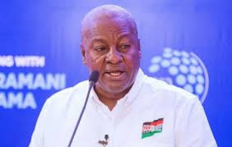 Mahama launches campaign with "I will work hard for all to benefit" promise