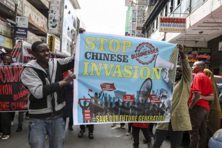 Chinese shop in Kenya a 'middle-class conspiracy'