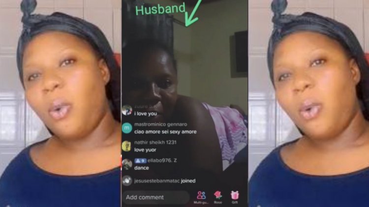 Ghanaian woman was unvarnished when doing live video on TikTok with her followers has been divorced by her husband due to the act.