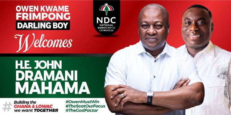 Vote For Parliamentary Hopeful Who Is Capable To Snatch Lower West Akim Seat From NPP In 2024 Polls-Mahama Urges NDC Delegates & Members