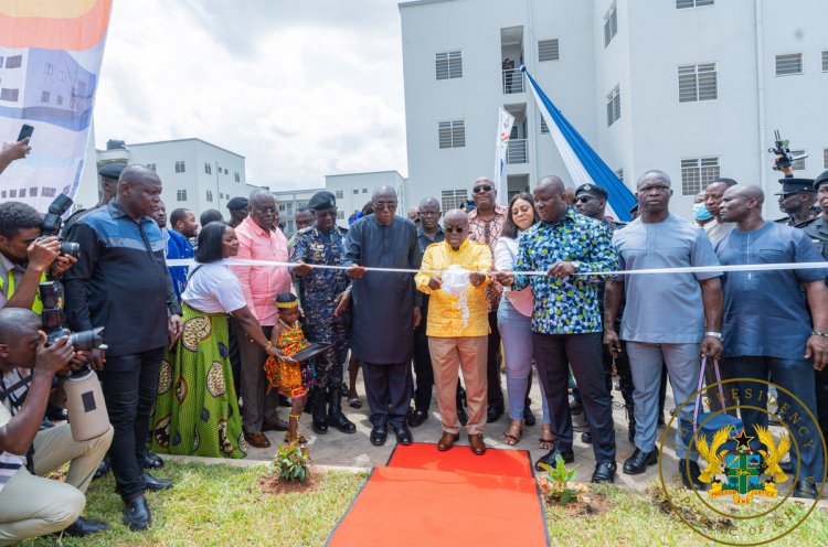 Akufo-Addo commissions Kwabenya Police Barracks Project for officers, men and women of Ghana Police Service