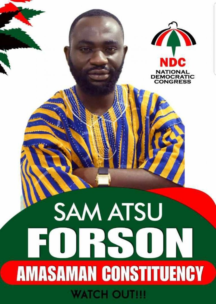 Will Win Amasaman Seat In 2024 Polls,NDC Parliamentary Hopeful,Sam Atsu Forson Assures As He Files His Nomination Forms
