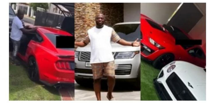 Ghanaians swoon over Dr. Kofi Abban's Ghc 5M Bentley and other costly vehicles.
